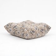 Togo pouf and 2-seater sofa in pattern by Michel Ducaroy for Ligne Roset, set of 2