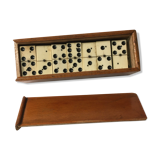 Set of ancient dominoes in wood and bone