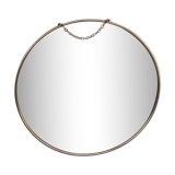 Round barber mirror