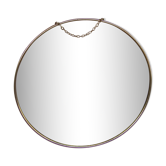 Miroir de barbier rond 30cm