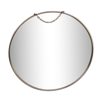 Miroir de barbier rond 30cm