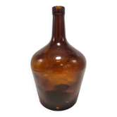 Bonbonne en verre ambré