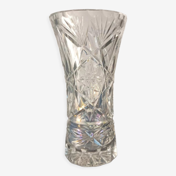 Bohemian crystal vase