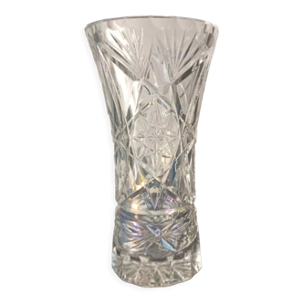 Bohemian crystal vase