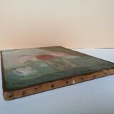 Old painting bouquet of flowers