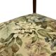 Vintage Dining Chair Flower Upholstery 1960s Teak