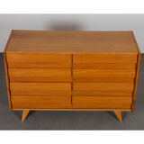 Wooden chest of drawers by Jiri Jiroutek, model U-453, circa 1960