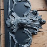 Fronton de meuble carbone patine lin