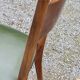 Pair of 50's Scandinavian style mahogany chairs