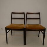 6 Scandinavian chairs by Arn Vodder in Rio rosewood
