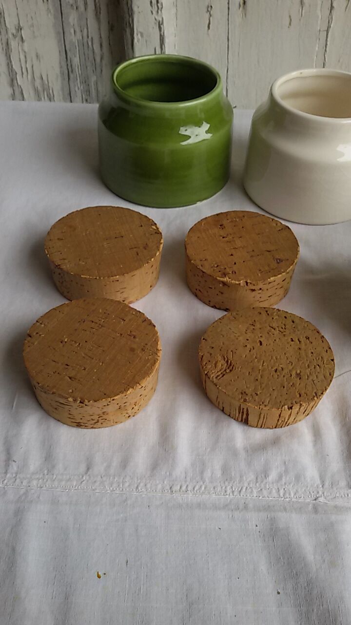 Vintage ceramic jar series