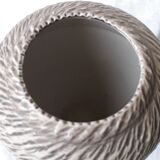 Signed stoneware vase