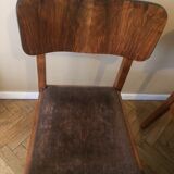 Art deco table and 6 chairs
