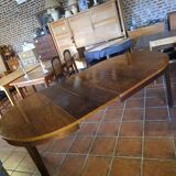 Scandinavian extendable table in rosewood from the 1960s, with 2 extensions.
