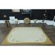 1970s Vintage Turkish Oushak Handmade Wool Cotton Beige Area Rug 172x225