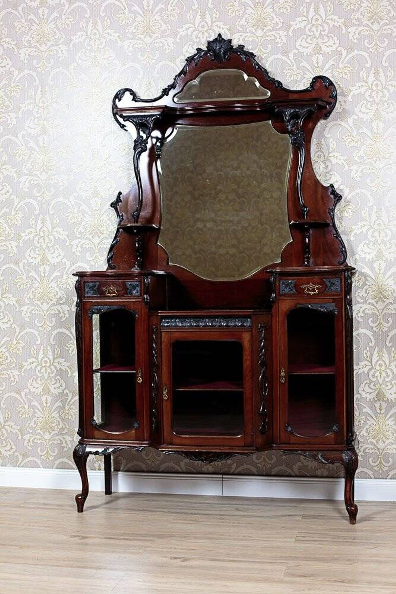 English Mahogany Cabinet, 1930s