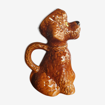 Vintage ceramic dog pitcher