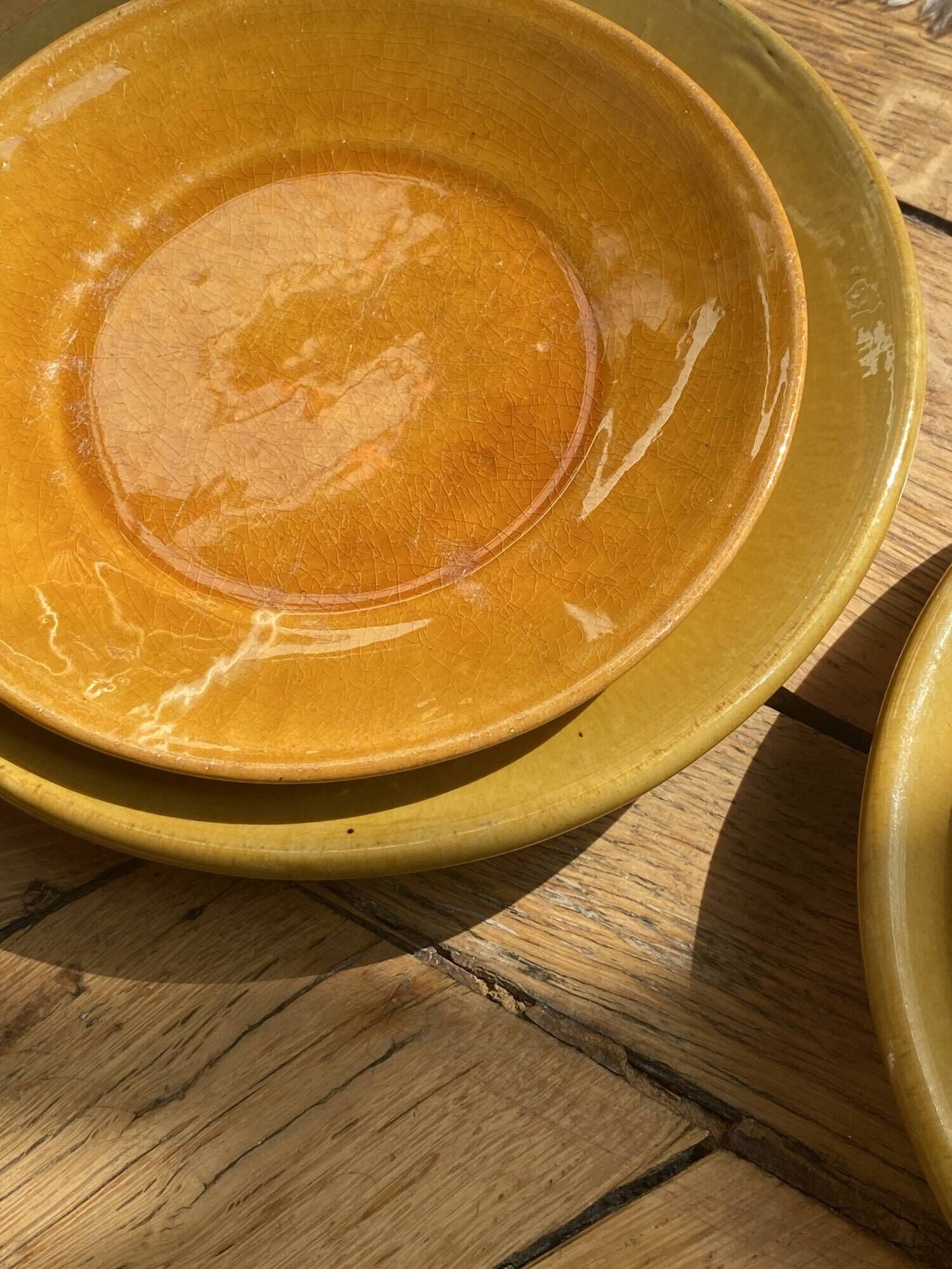 4 assiettes Vallauris et Biot années 60
