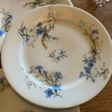 Porcelain dessert plates from Vierzon