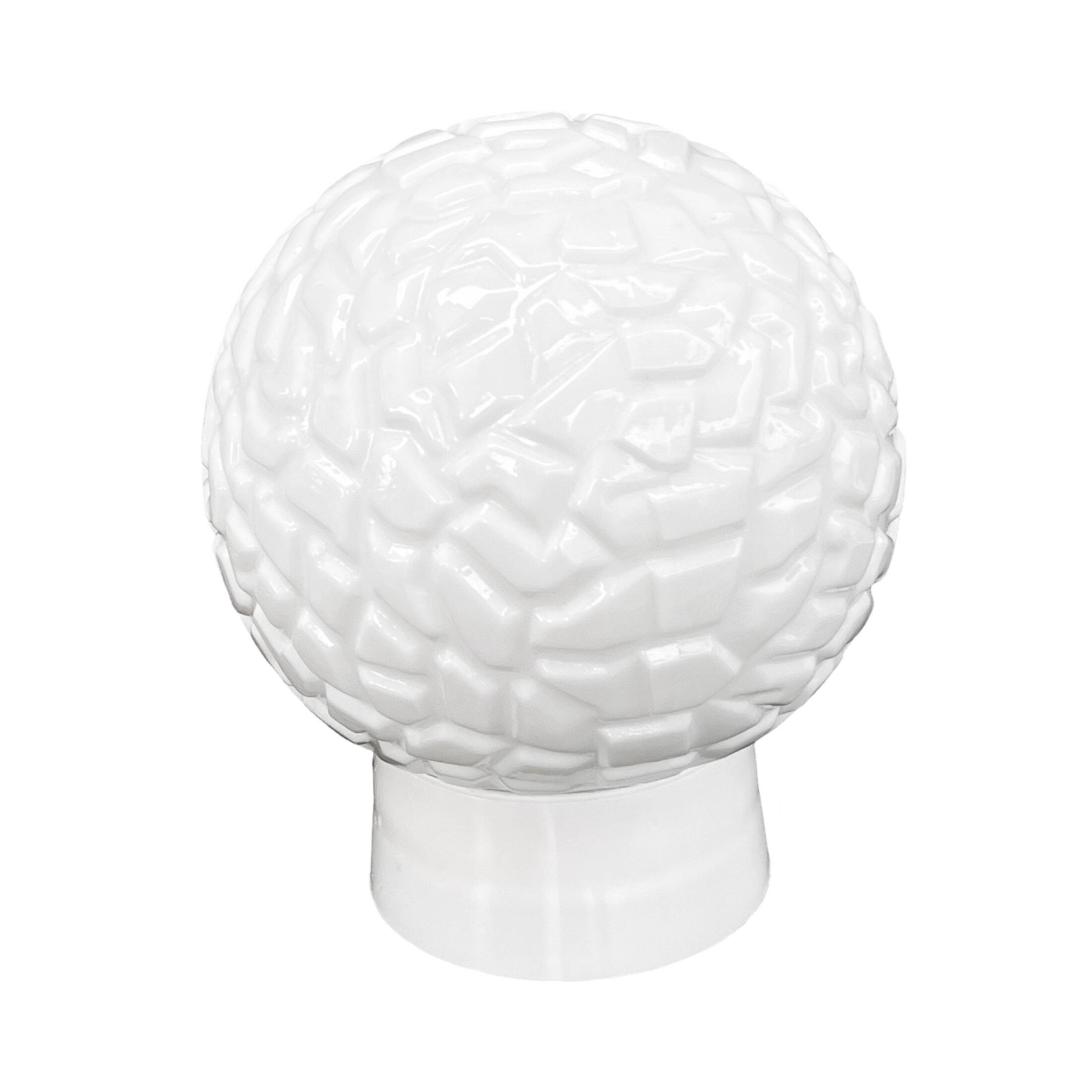 Spherical globe wall lamp, Elektrosvit Nové Zámky, Czechoslovakia, 1960s.