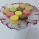 Mikasa frosty crystal standing dessert dish