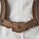 Old frame in gilded carved wood baroque style Louis XV foliage 33 x 43