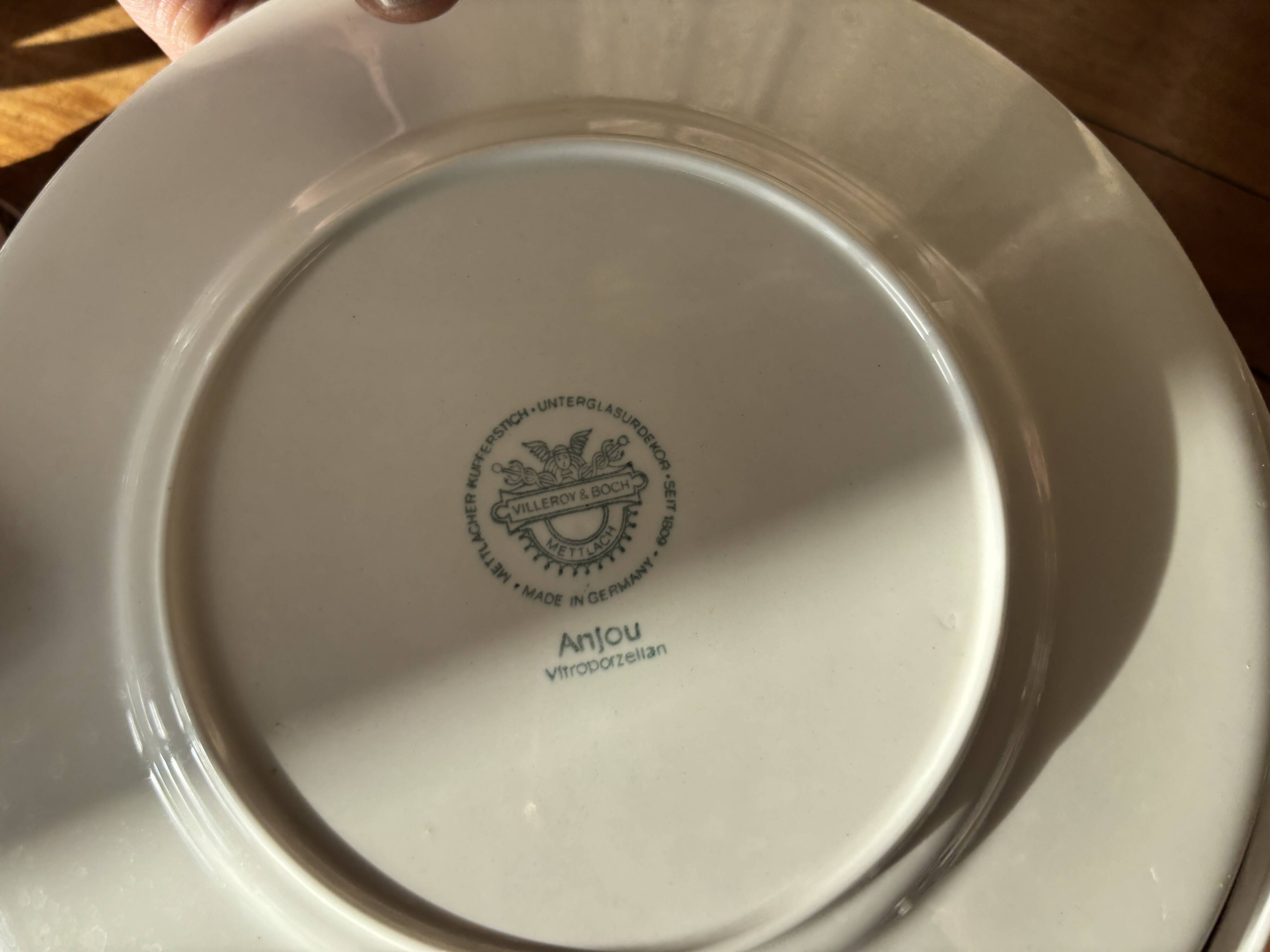 complete service Villeroy & Boch model Anjou