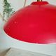 Suspension red cup in old metal 70s