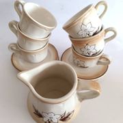 St. Amand earthenware coffee cups