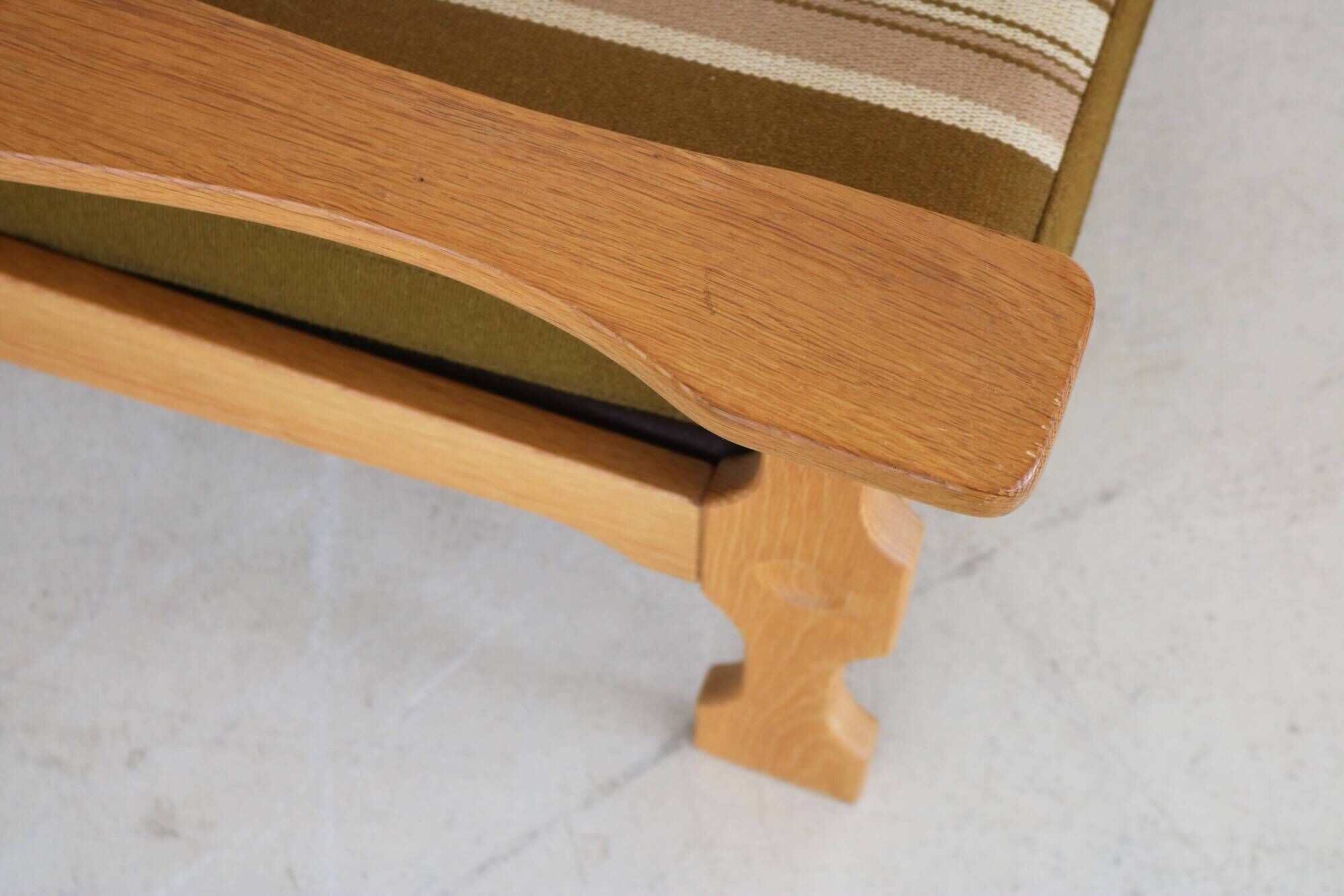 Vintage oak easy chairs |50s | danish
