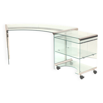 Italian design executive desk designed by Pierangelo Gallotti