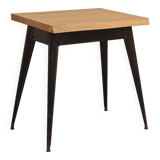 Table bistrot tolix T55 plateau chêne massif