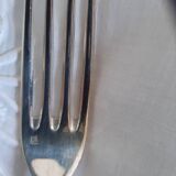 Cutlery set x8 Laure Japy silver metal and wood