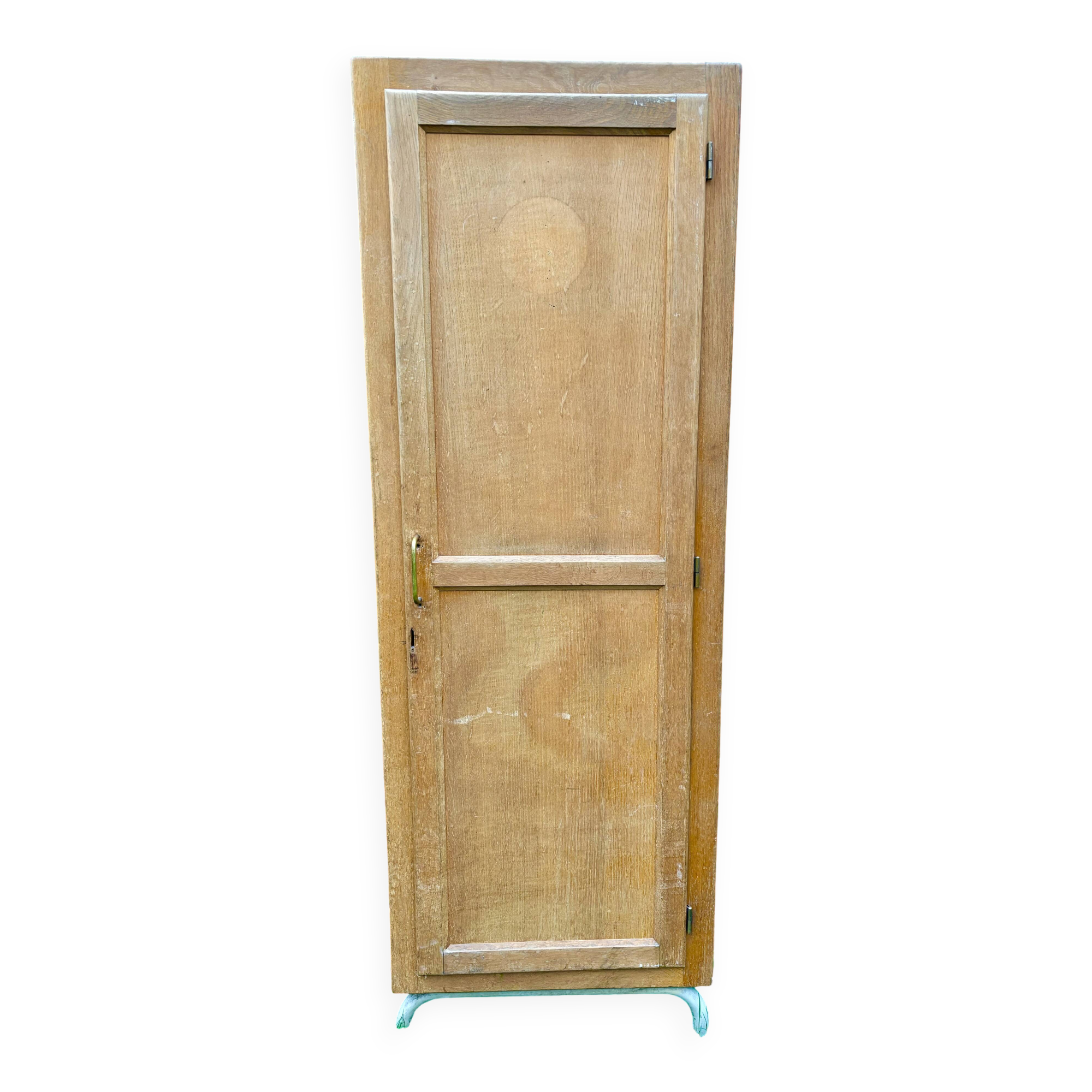 Vintage 1960s wooden school locker