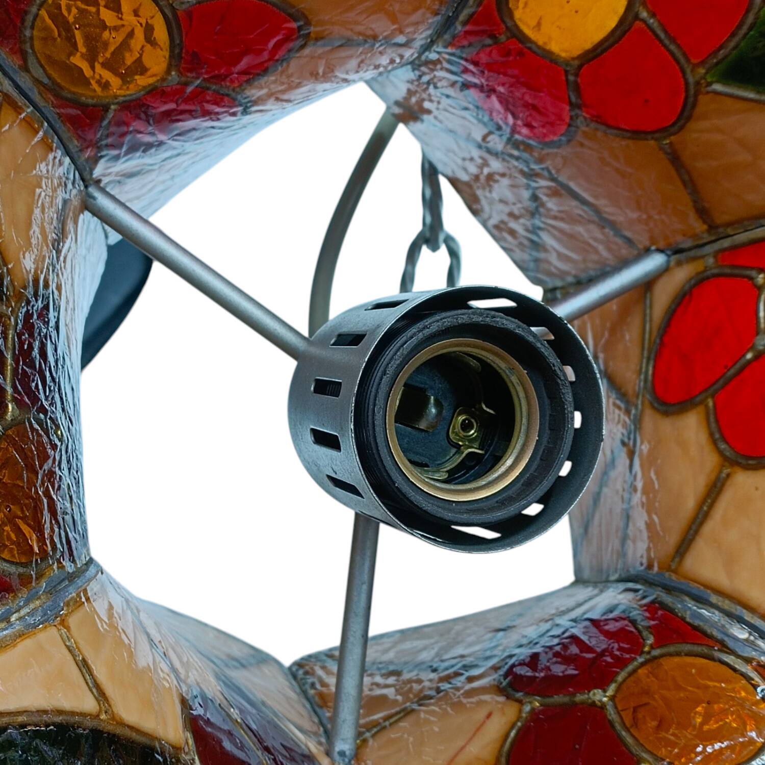 Vintage Tiffany Style Ceiling Lamp