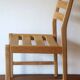 Paire de chaises à repas à large assise en frêne massif par Kurt Ostervig pour KP Mobler, Danemark 1950