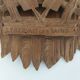 Porte courrier Saint Gervais les bains bois sculpte foret noire 1900