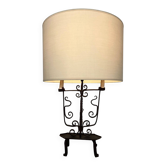 Wrought Iron Candelabrum with Six Lights, French Work, circa 1950