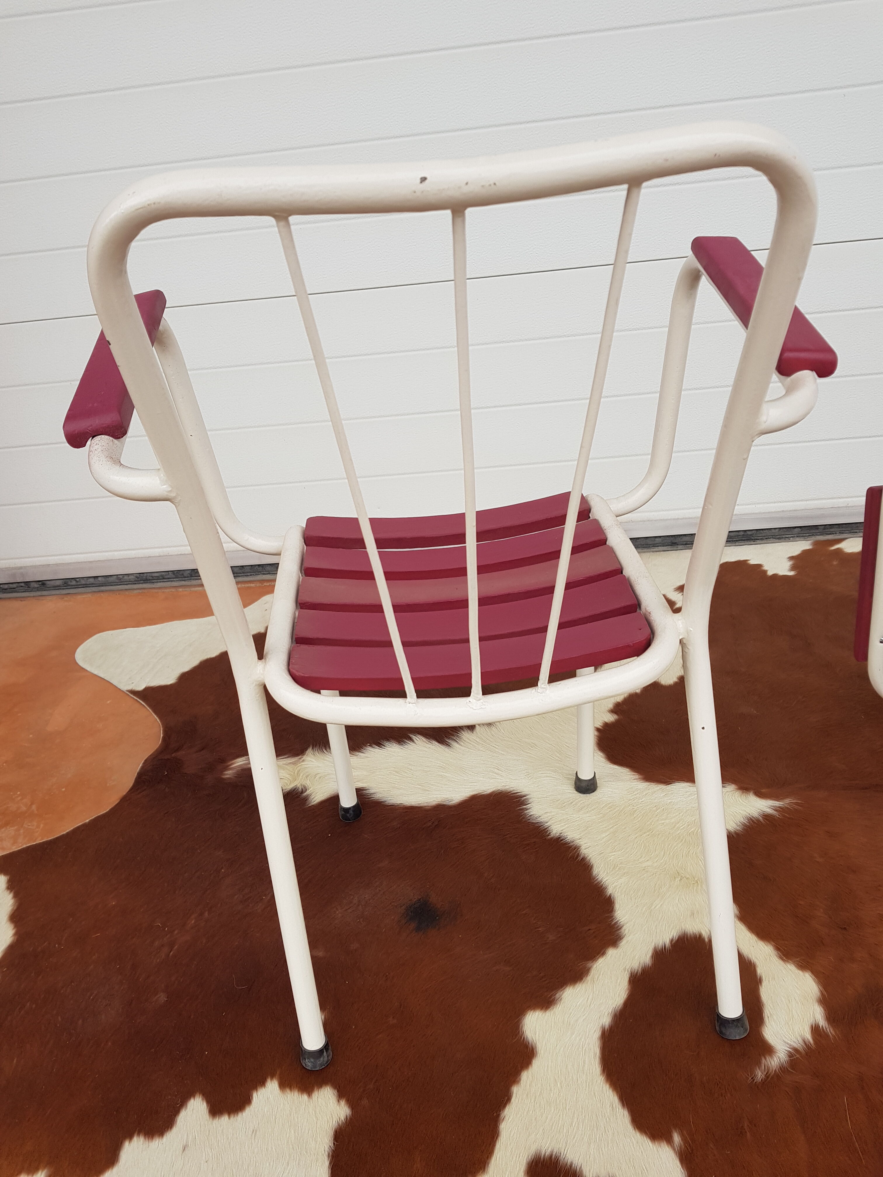 Ancient 1950s garden chairs