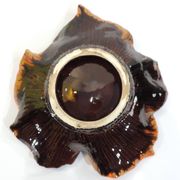 Grand plat feuille style vallauris/vintage