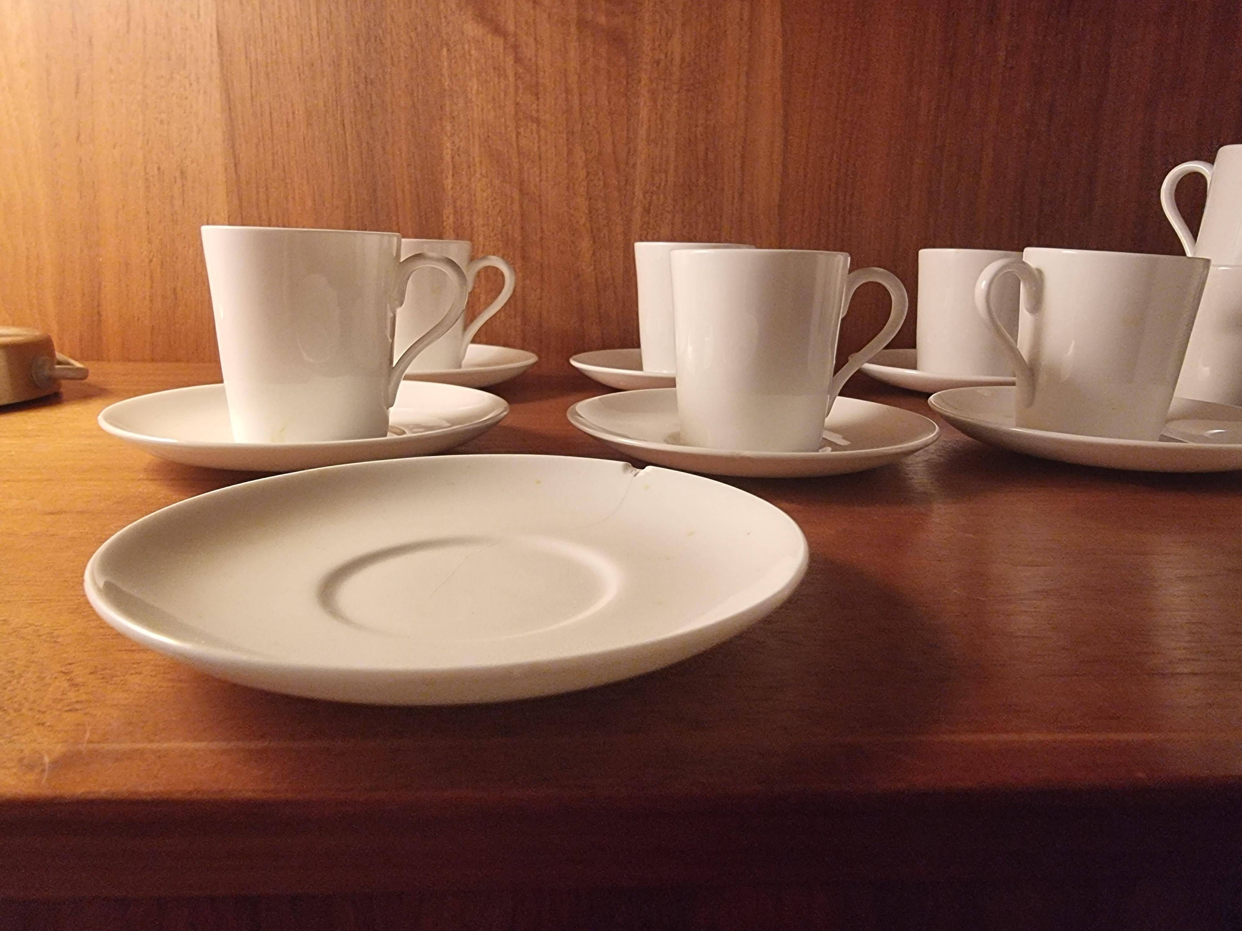 Stig Lindberg, 10 porcelain espresso cups from Gustavsberg, Scandinavian Modern.