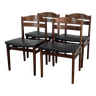 Set of 4 Danish chairs in Rio rosewood, 1960s