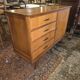 Vintage 1960s oak sideboard