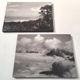 Photos beach la Tremblade black and white 1968