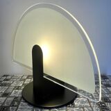 Black and smoked frosted mood lamp