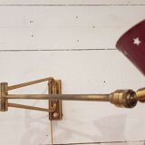 Wall lamp to double arms by René Mathieu to Lunel, 1950