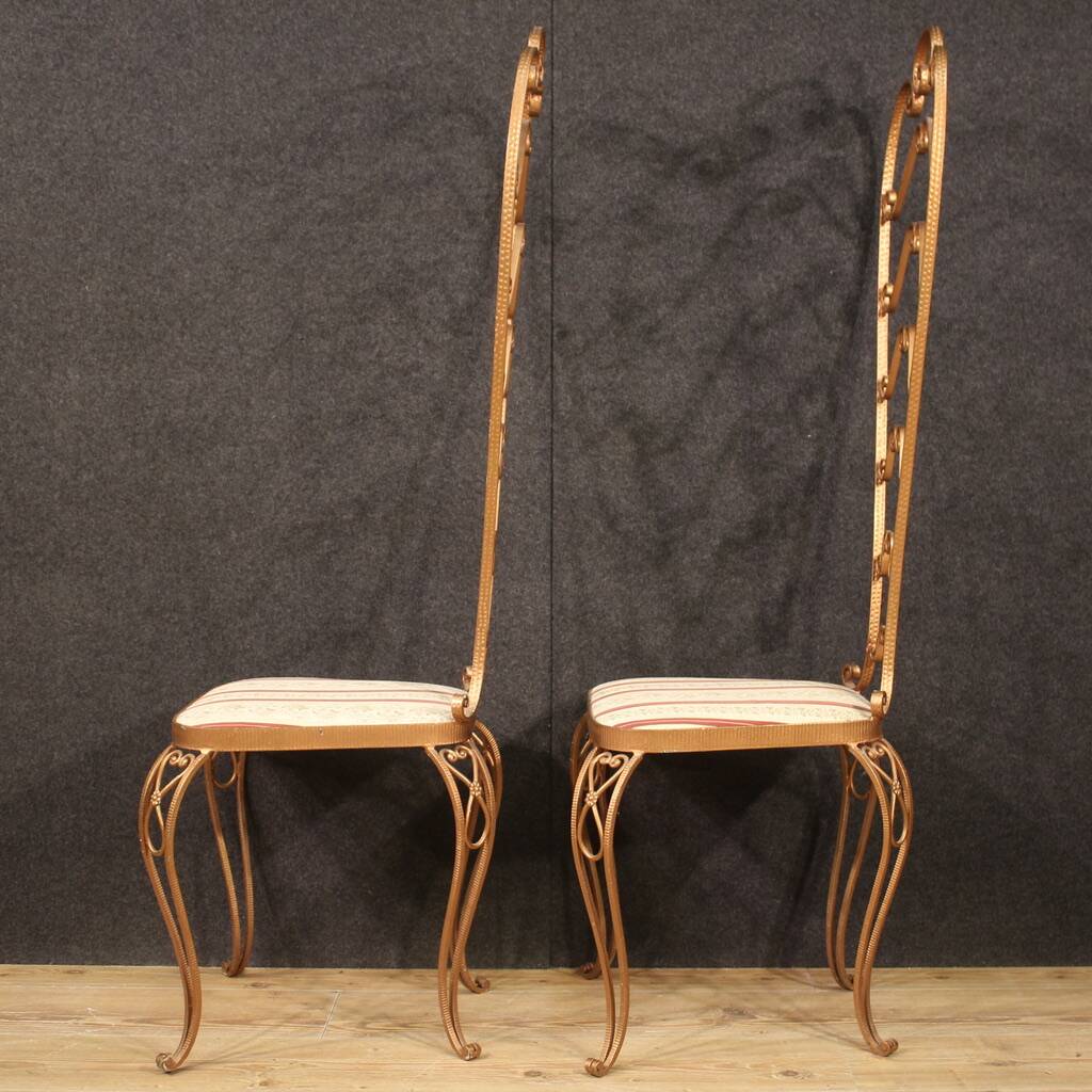 Pair of Italian chairs from the 60s Pier Luigi Colli