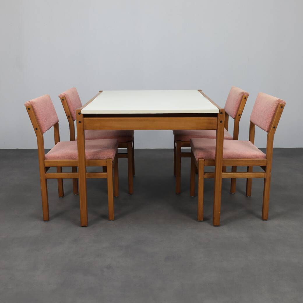 Dining set “TU11 / SA07” by Cees Braakman for Pastoe, 1960s