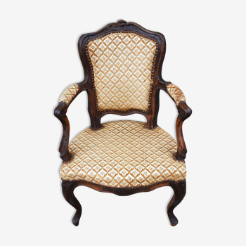 Fauteuil Louis XV cabriolet