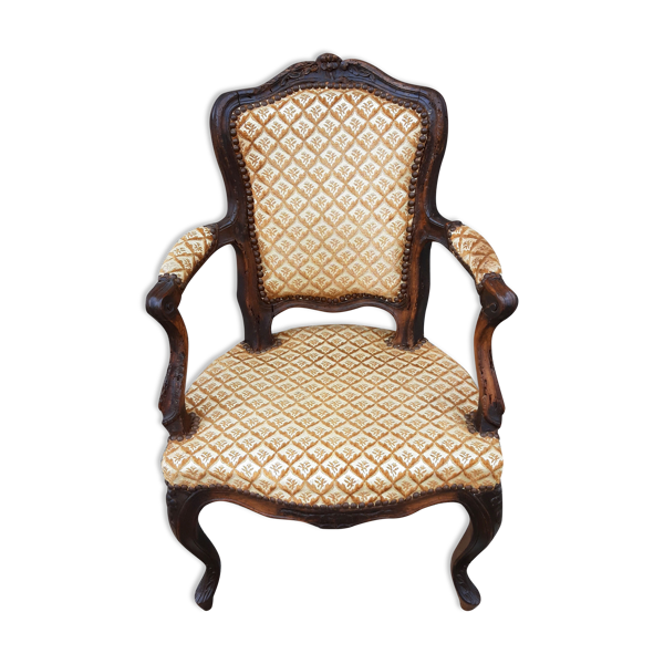Fauteuil Louis XV cabriolet